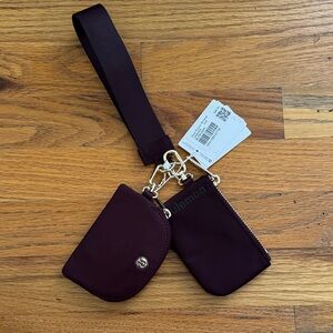 Lululemon Dual Pouch Wristlet Keychain